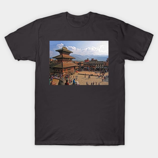 Taumadhi Square. Bhaktapur. Nepal T-Shirt by vadim19